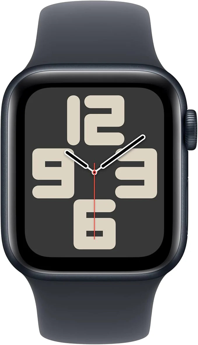 Apple Watch SE (2nd Gen) [GPS, 40mm] Smartwatch – Midnight Aluminum Case with Midnight Sport Band (S/M) | Fitness, Heart Rate, Sleep, Crash Detection
