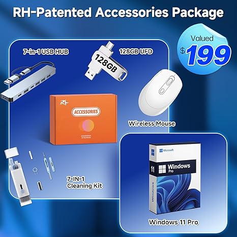 Samsung Galaxy Book4 Laptop 15.6" FHD – Intel Core 7, 16GB RAM, 1TB SSD, AI Copilot PC, Windows 11 Pro, Fingerprint Reader, Backlit Keyboard, Long Battery, Accessory Bundle