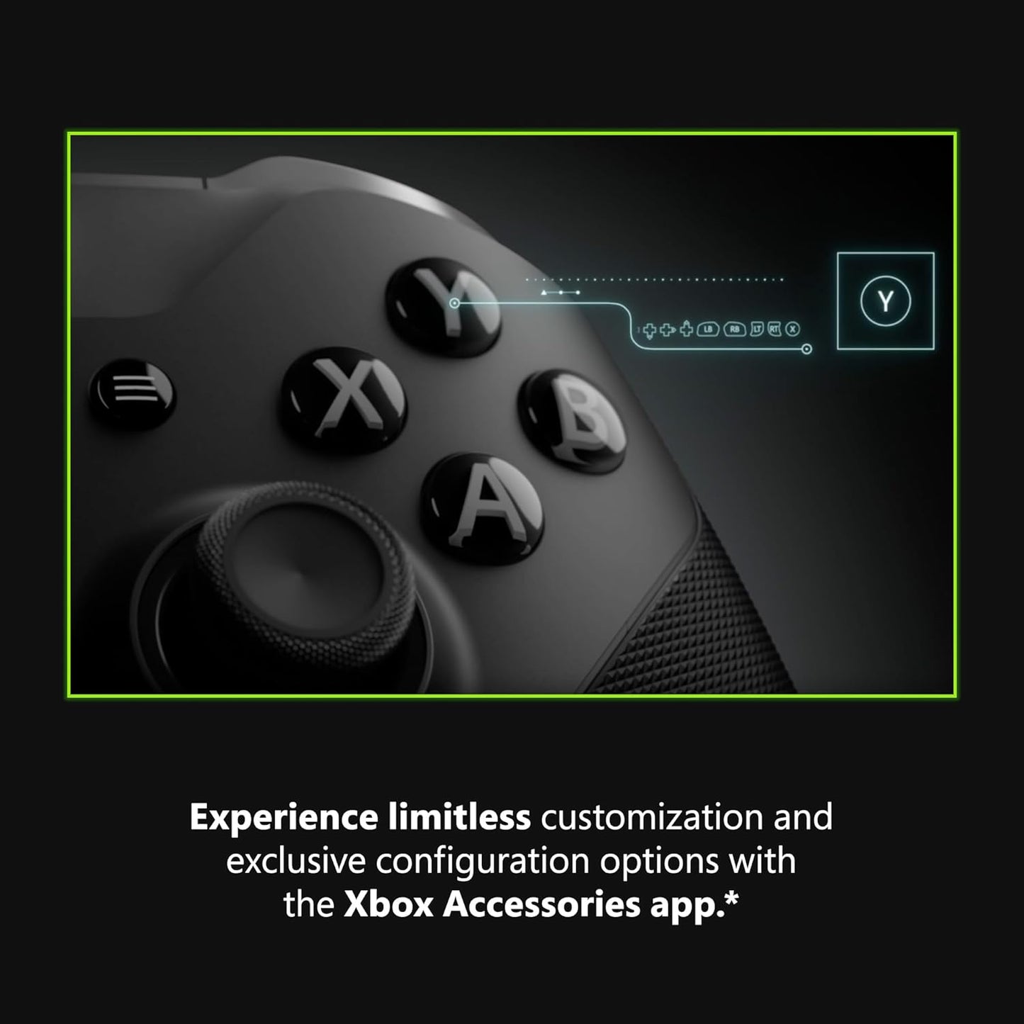 Xbox Elite Series 2 Core Wireless Controller – Black, Compatible with Xbox Series X|S, Xbox One, Windows PC, Android & iOS