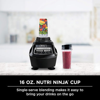 Ninja Mega Kitchen System 1500W – Blender & Food Processor Combo with 72oz Pitcher, 8-Cup Processor Bowl & (2) 16oz To-Go Cups, Total Crushing Technology (BL770, Black)