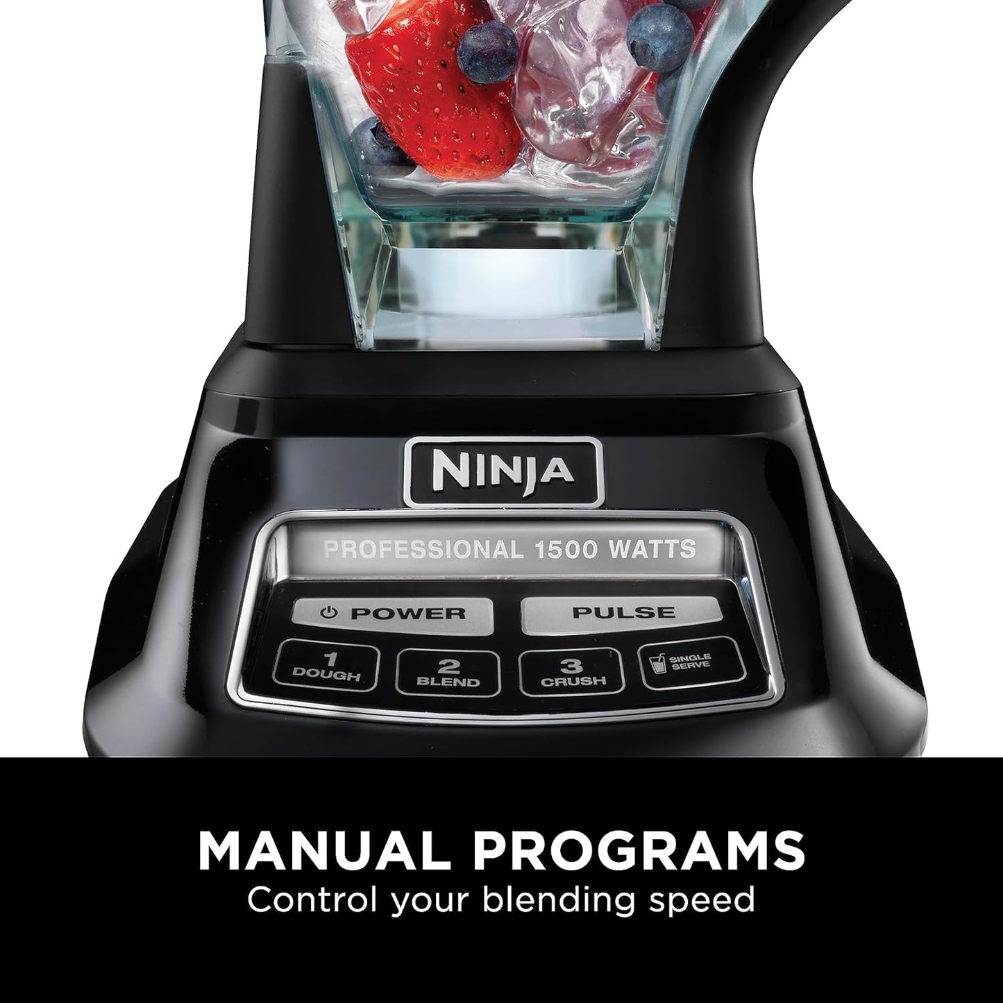 Ninja Mega Kitchen System 1500W – Blender & Food Processor Combo with 72oz Pitcher, 8-Cup Processor Bowl & (2) 16oz To-Go Cups, Total Crushing Technology (BL770, Black)