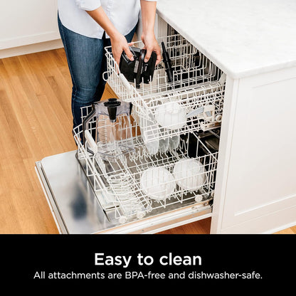 Ninja Professional Blender 1000W – Countertop Blender with 72oz Pitcher, Total Crushing Technology for Smoothies, Ice & Frozen Fruit (BL610, Black/Grey)